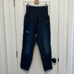 Old Navy boyfriend skinny maternity stretch jeans